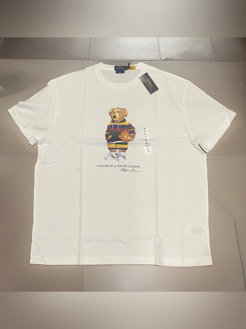Polo Ralph Lauren Basketball Bear Tee T-Shirt